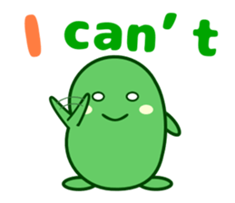 Mamesuke the Edamame Sticker sticker #5734825