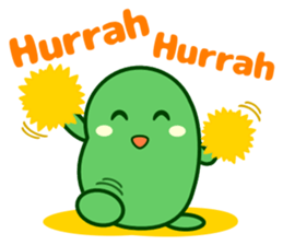 Mamesuke the Edamame Sticker sticker #5734828