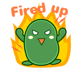 Mamesuke the Edamame Sticker sticker #5734829