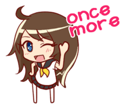 Student council president English sticker #5734885