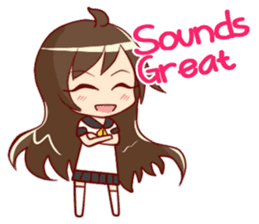 Student council president English sticker #5734893
