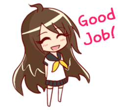 Student council president English sticker #5734917