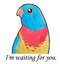 Wonderful birds 2 sticker #5734925
