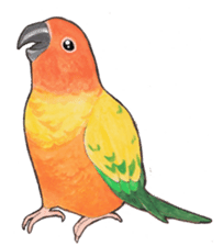 Wonderful birds 2 sticker #5734942