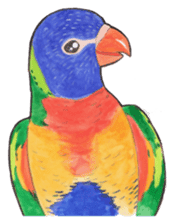 Wonderful birds 2 sticker #5734963