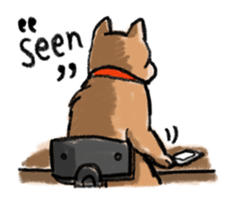 Nana-chan the shiba-inu sticker #5735222