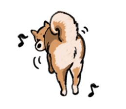 Nana-chan the shiba-inu sticker #5735238