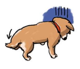 Nana-chan the shiba-inu sticker #5735239