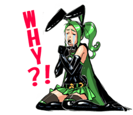 DEATH RABBITS STICKER sticker #5735247