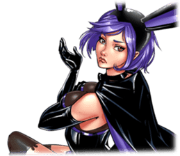 DEATH RABBITS STICKER sticker #5735253