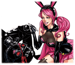 DEATH RABBITS STICKER sticker #5735254