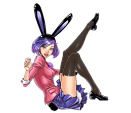 DEATH RABBITS STICKER sticker #5735257