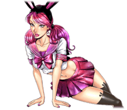 DEATH RABBITS STICKER sticker #5735258