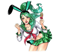 DEATH RABBITS STICKER sticker #5735259