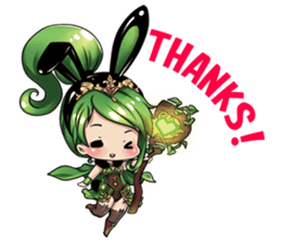 DEATH RABBITS STICKER sticker #5735267