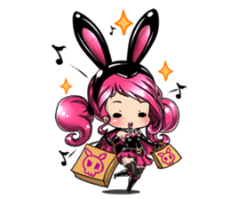 DEATH RABBITS STICKER sticker #5735274