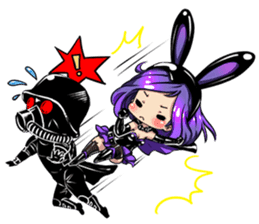 DEATH RABBITS STICKER sticker #5735277