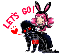 DEATH RABBITS STICKER sticker #5735278