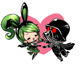 DEATH RABBITS STICKER sticker #5735279