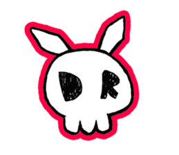DEATH RABBITS STICKER sticker #5735280
