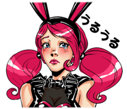 DEATH RABBITS STICKER sticker #5735282