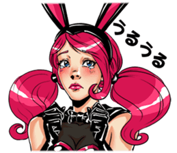 DEATH RABBITS STICKER sticker #5735282