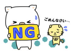 Daily life of the piglets. sticker #5735445