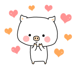 Daily life of the piglets. sticker #5735458