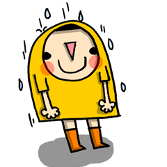 Raincoat girl