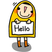 Raincoat girl sticker #5735541