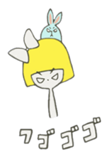 korochan & usachan sticker #5735576