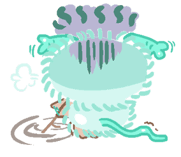 Pastel Rabbit Carrot and Friends. sticker #5735769