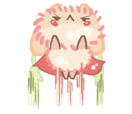 Pastel Rabbit Carrot and Friends. sticker #5735779