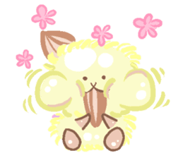 Pastel Rabbit Carrot and Friends. sticker #5735783