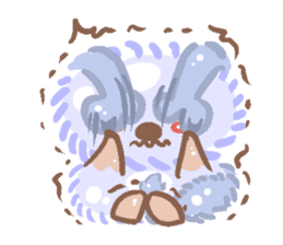 Pastel Rabbit Carrot and Friends. sticker #5735786