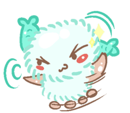 Pastel Rabbit Carrot and Friends. sticker #5735791