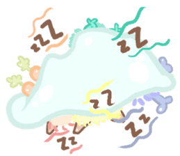 Pastel Rabbit Carrot and Friends. sticker #5735799