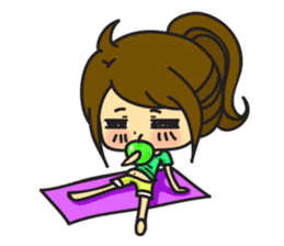 A day in the life of Taray. sticker #5736366