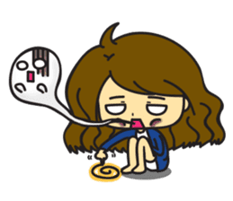 A day in the life of Taray. sticker #5736368