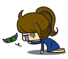 A day in the life of Taray. sticker #5736373