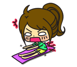 A day in the life of Taray. sticker #5736394