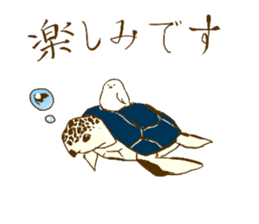 birds and fishes sticker #5737256