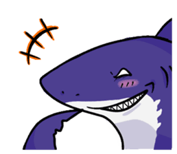 A shark appeared! sticker #5737484
