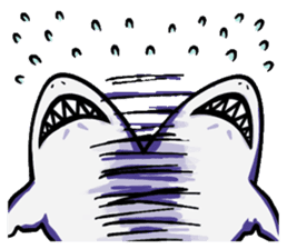 A shark appeared! sticker #5737493