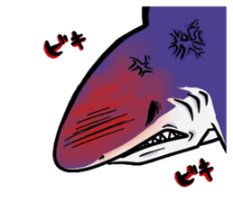 A shark appeared! sticker #5737498