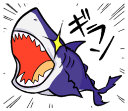 A shark appeared! sticker #5737502