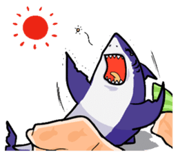 A shark appeared! sticker #5737514