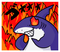 A shark appeared! sticker #5737521