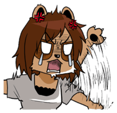 My wife looks like a Tanuki sticker #5737913