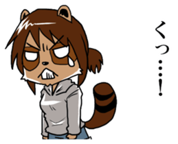 My wife looks like a Tanuki sticker #5737915